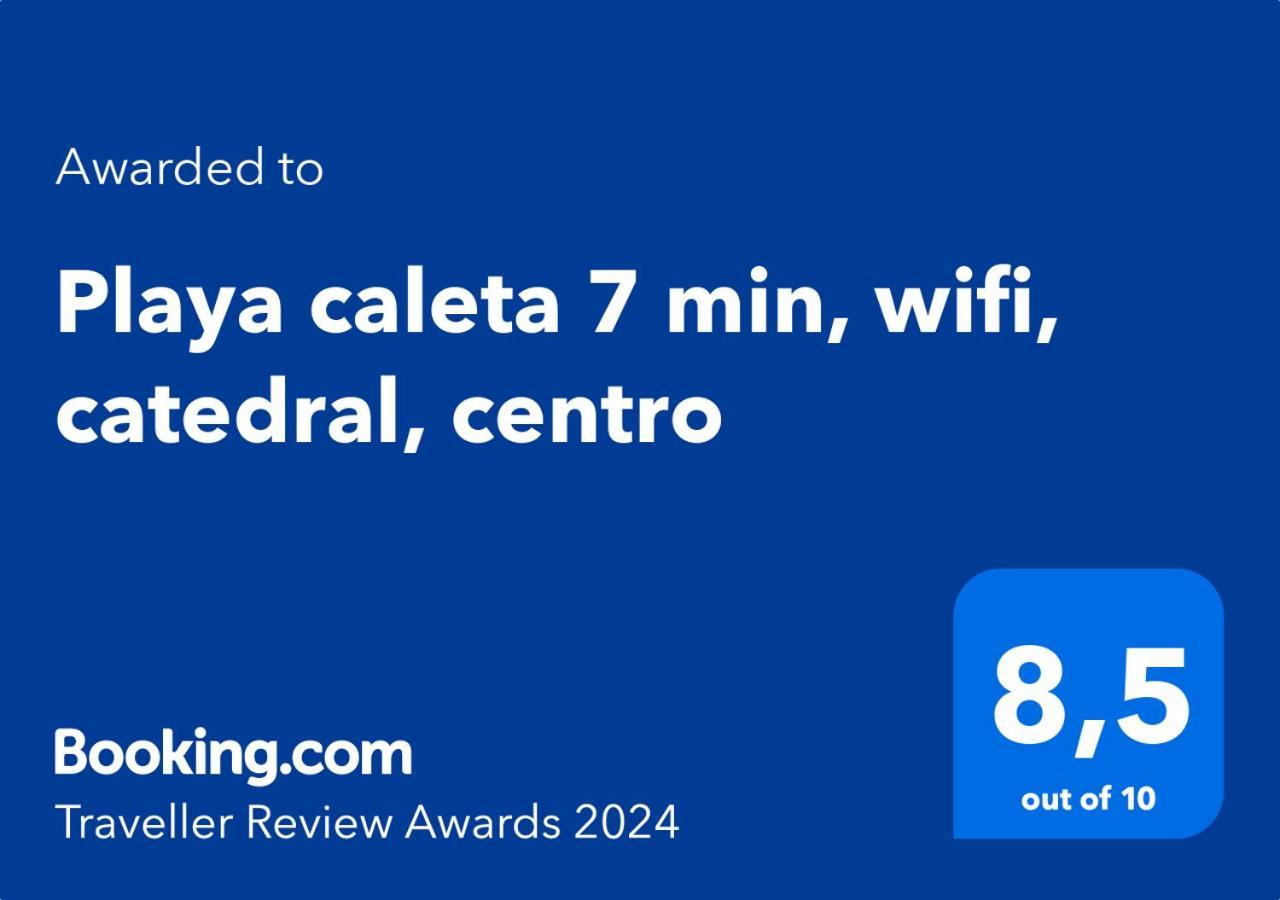 Апартаменти Playa Caleta 7 Min, Wifi, Catedral, Centro Кадіс Екстер'єр фото